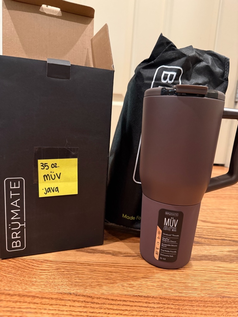 BrüMate MÜV 35 oz Travel Mug - Java Brown